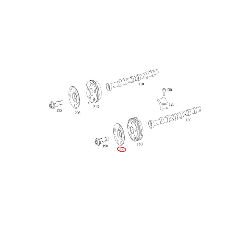 Pulse wheel Mercedes-Benz right A2720510739