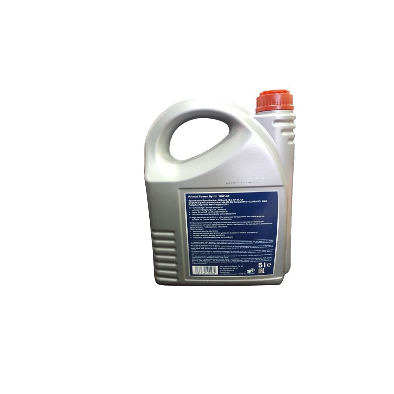 Engine oil 10W40 RHEINOL 5L primol power synth