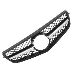Grille Sport for Mercedes W204 S204 Black Chrome C63 AMG LOOK