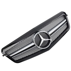 Grille sport for Mercedes E-CLASS W212 2009-2013 gloss black amg look