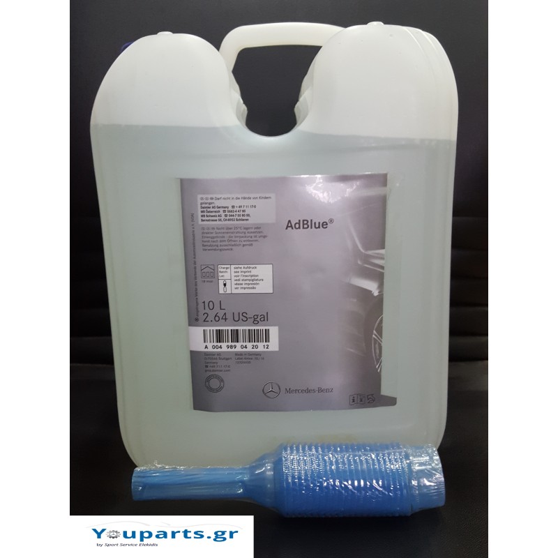 Nox reducing agent Mercedes-Benz 10L A004989042012