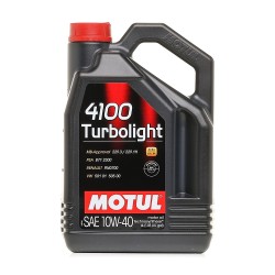 Technosynthese® engine lubricant Motul 4100 Turbolight 10W40 4lt