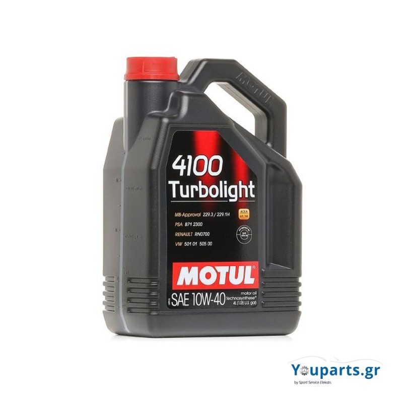 Premium λάδι κινητήρα Motul 4100 Turbolight 10W40 4lt