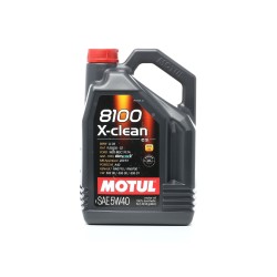 Synthetic Motor Oil Motul 8100 X-CLEAN C3 5W40 5lt