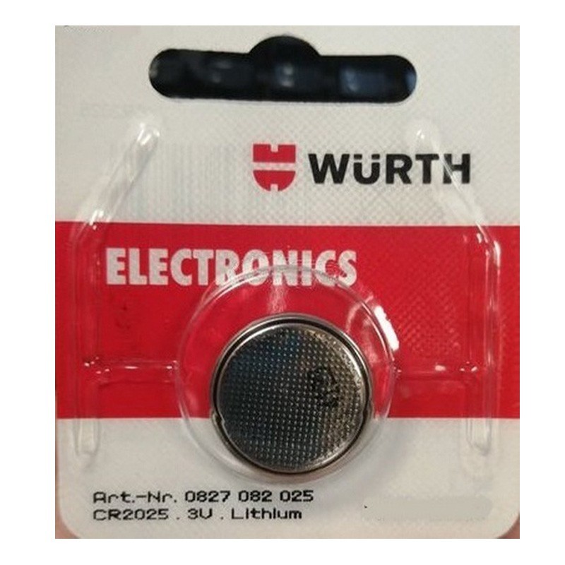 WURTH LITHIUM BATTERY 3 V , BUTTON TYPE