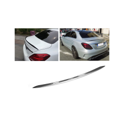 Αεροτομή πορτ μπαγκάζ LIP τύπου carbon για Mercedes-Benz C-Class W205 2014-2018.