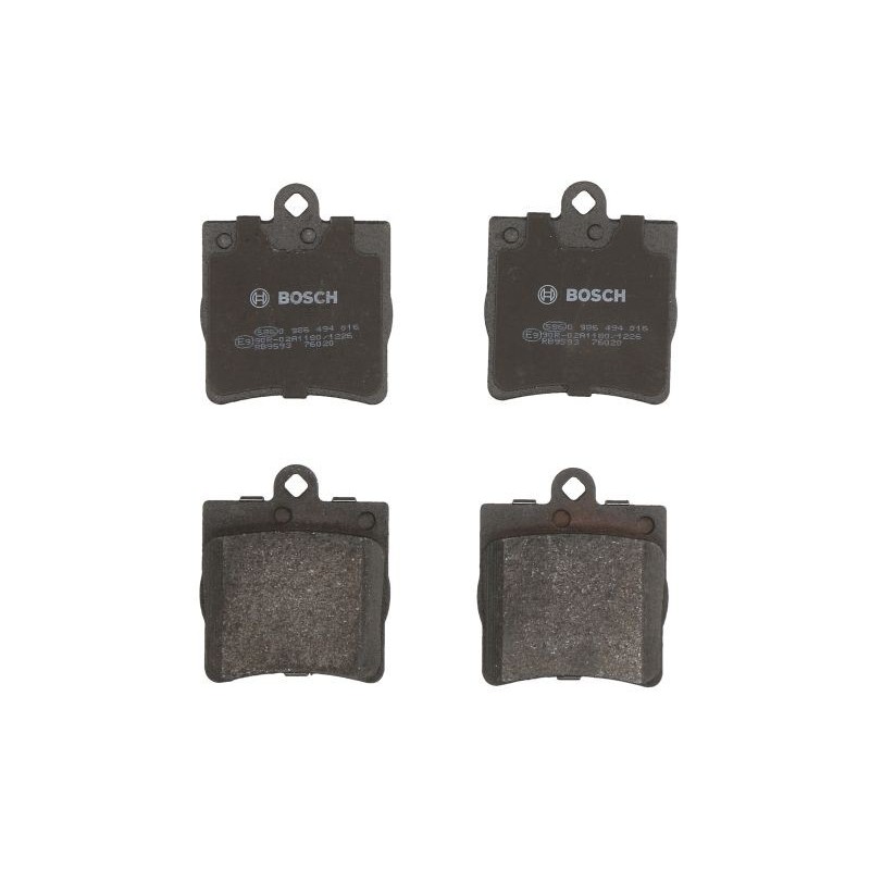 Τακάκια φρένων πίσω για Mercedes C W203, CLK W209, SLK R171 Bosch