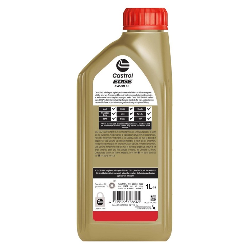 Λάδι Castrol 5W30 EDGE LL C3 1lt. MB229.31 ACEA C3