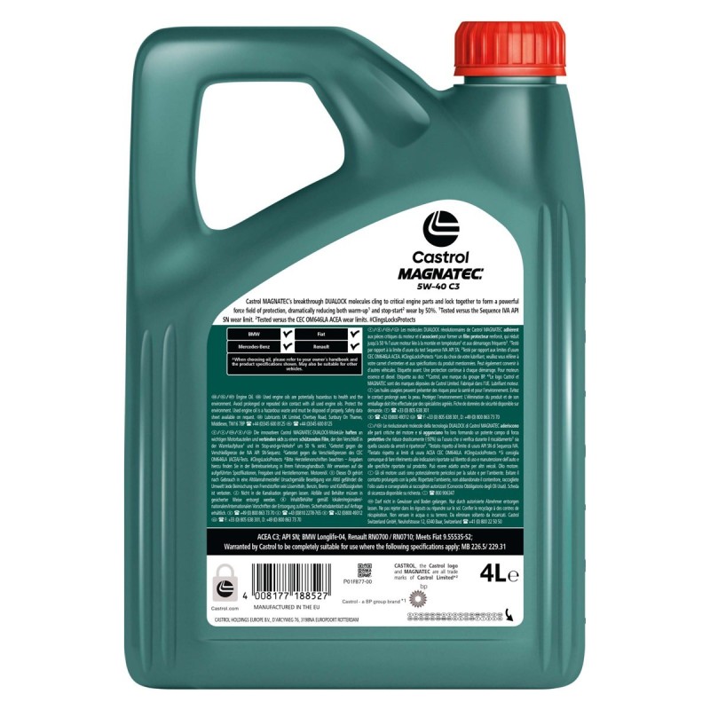 Castrol 5W40 Magnatec C3 4lt. MB229.31 ACEA C3 API SN/CF BMW Long