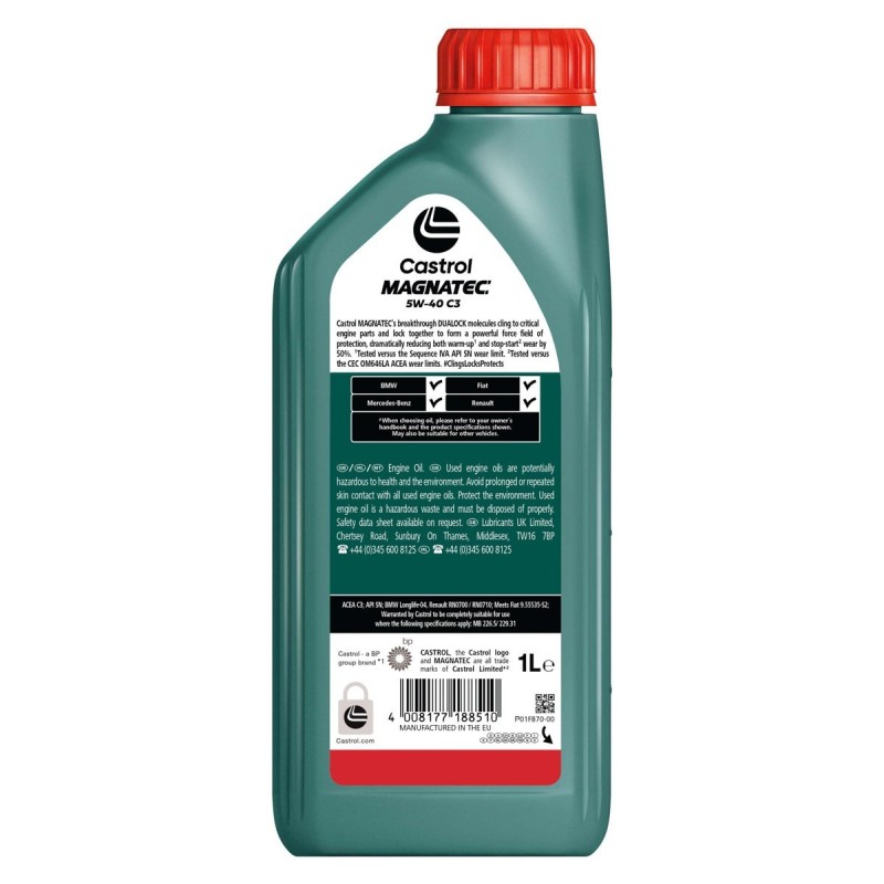 Λάδι Castrol 5W40 Magnatec C3 1lt. MB229.31 ACEA C3 API SN/CF BMW Long
