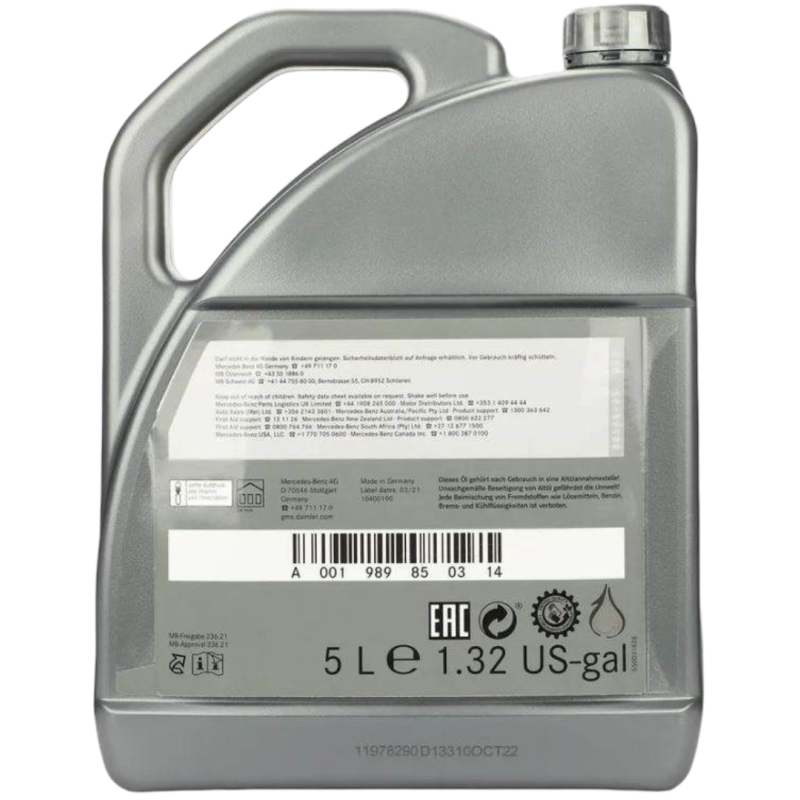 Transmission oil Mercedes-Benz 236.21 5lt.