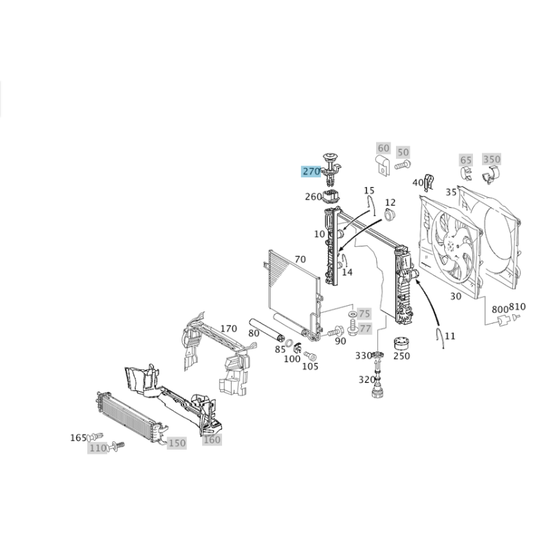 ΚΛΙΠ/ΑΣΦΑΛΕΙΑ ΨΥΓΕΙΟΥ MERCEDES A2115040059