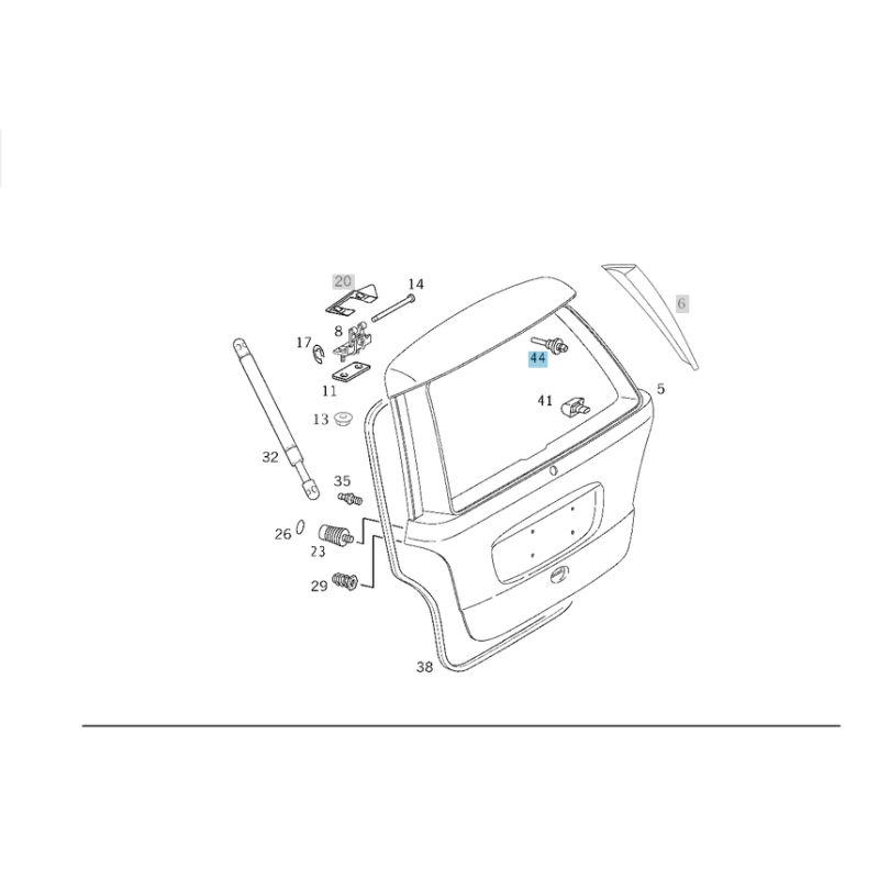 ΚΛΙΠ/ΣΤΗΡΙΓΜΑ (Ball Clip) Mercedes Benz A0009913320