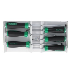 6PCS Go-Thru Slotted & Phillips Screwdriver Set
