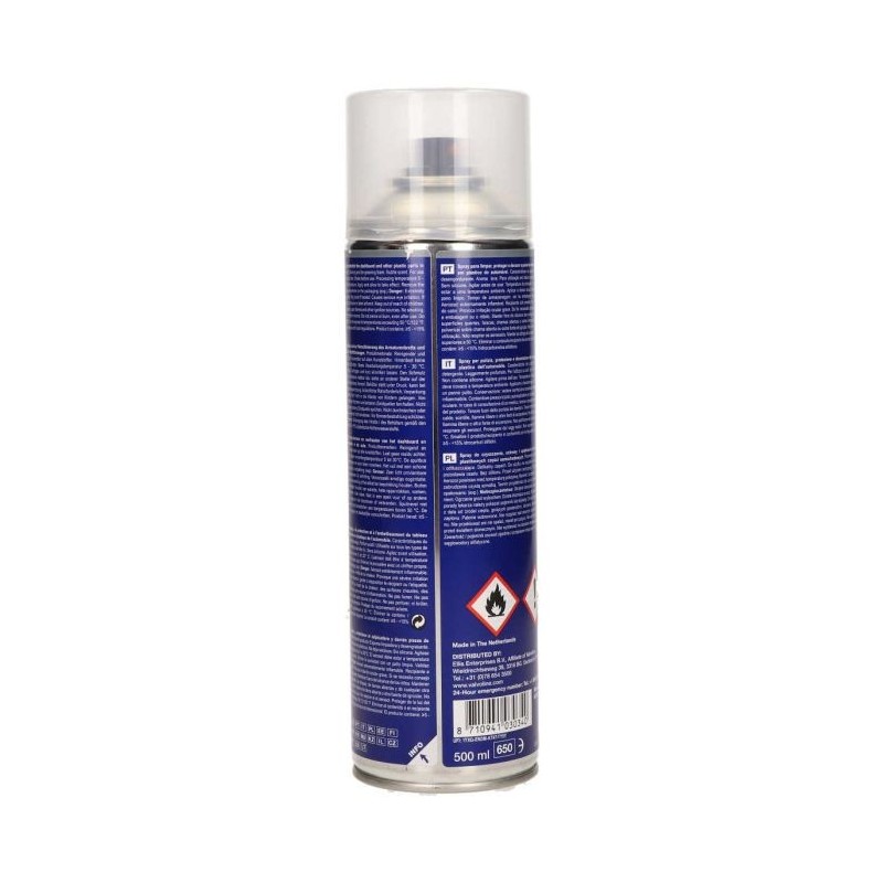 Σπρει καθαρισμού ταμπλό/πλαστικών Valvoline COCKPIT SPRAY FOAM 500ML