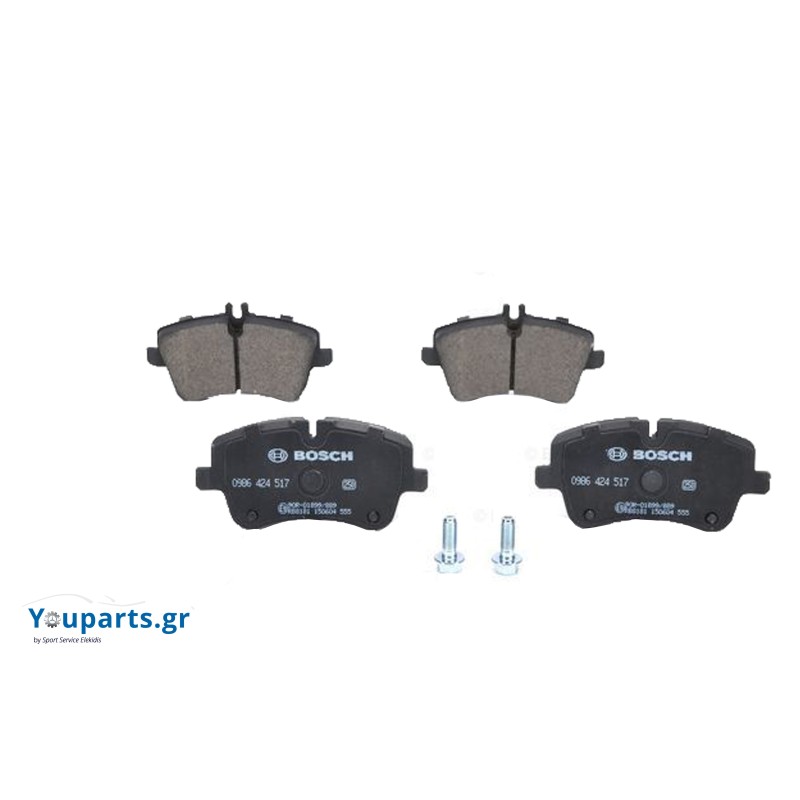 Front brake pads BOSCH 0986424517