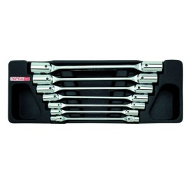 Double End Swivel-Socket Wrench Set 7pcs TOPTUL