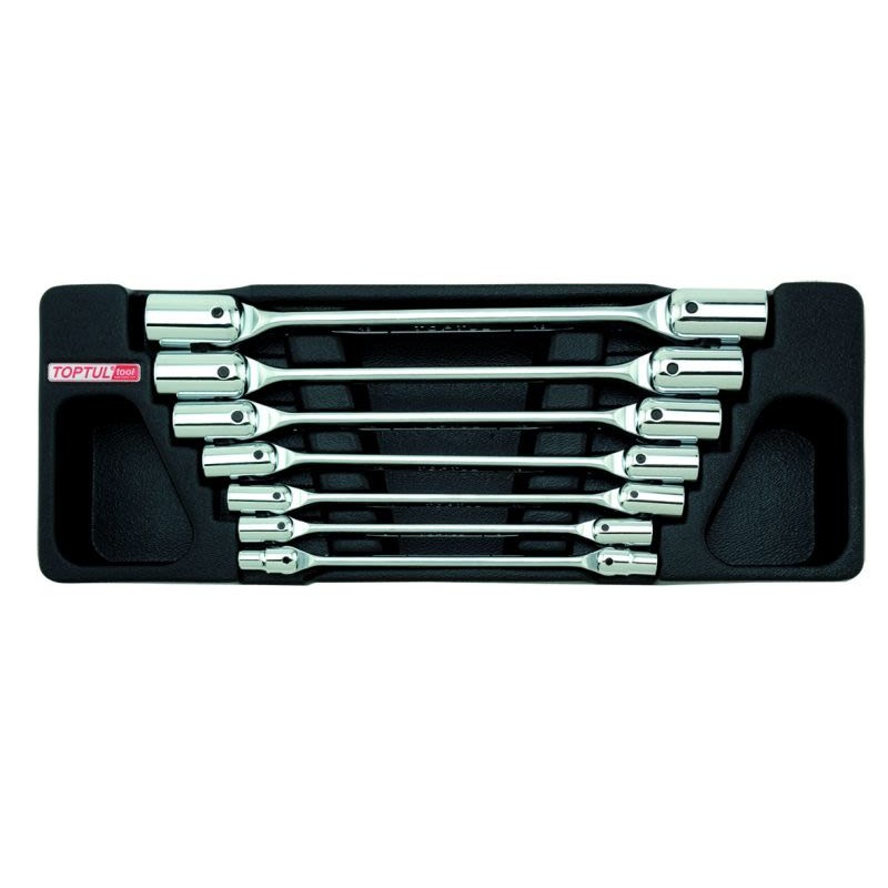 Double End Swivel-Socket Wrench Set 7pcs TOPTUL