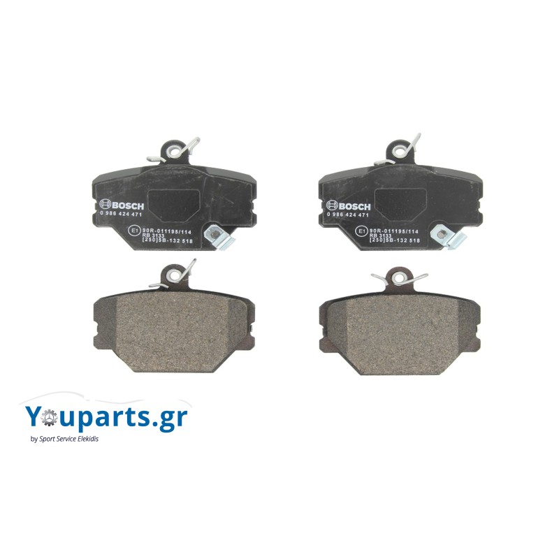 Τακάκια σετ εμπρός BOSCH 0986242471