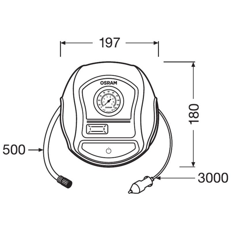 OSRAM Tyreinflate 12V OSR OTI200