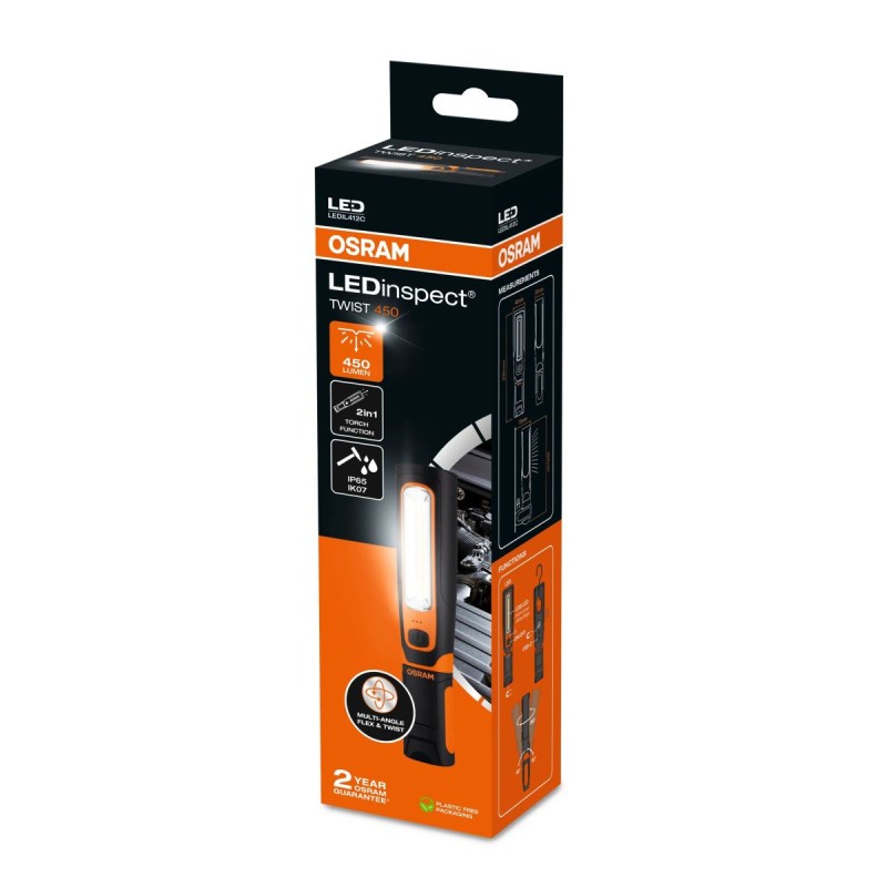 Επαναφορτιζόμενος φακός OSRAM LEDIL412C
