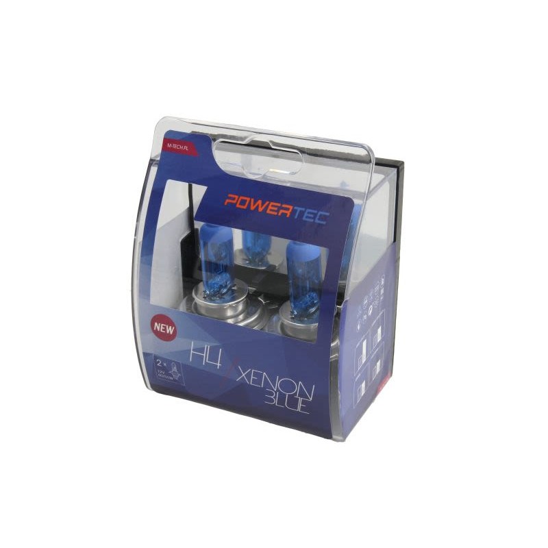 Λάμπες αλογόνου M-Tech Powertec Xenon Blue H4 PTZXB4-DUO
