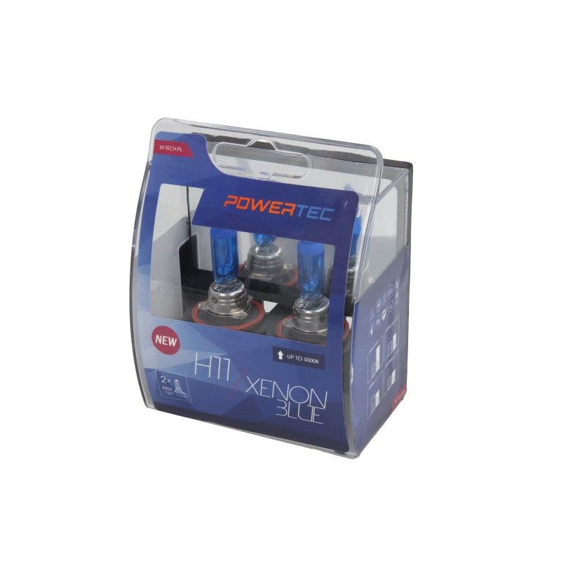Σετ λάμπες αλογόνου  PowerTec Xenon Blue M-Tech