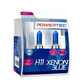 Σετ λάμπες αλογόνου  PowerTec Xenon Blue M-Tech