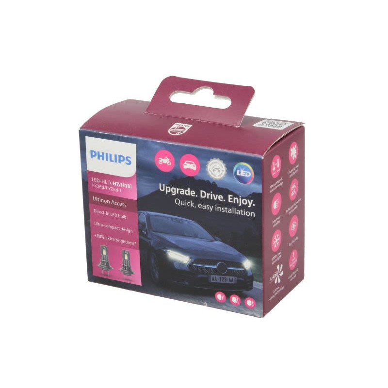 Λάμπες Philips Ultinon Access LED H7/H18 PHI 11972U2500CX