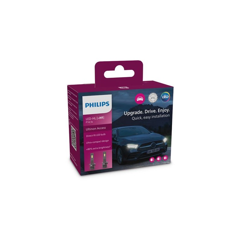 Philips Ultinon Access 2500 LED H1 PHI 11258U2500CX