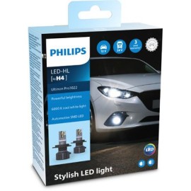 Σετ λαμπτήρων LED Philips Ultinon Pro3022 H4 PHI 11342U3022X2