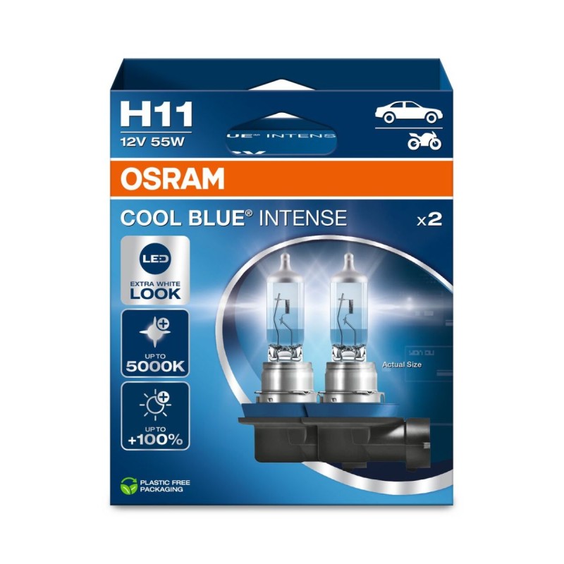 Λαμπες αλογόνου OSRAM Cool Blue Intense (Next Generation) OSR64211CBN-2HB