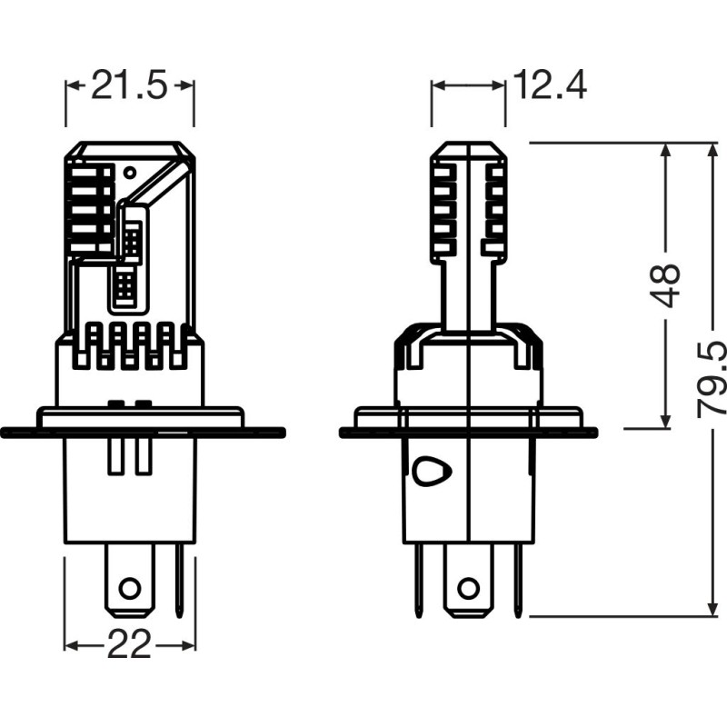 Λάμπες Osram LEDriving HL EASY Gen2 OSR64193DWESY 2-2HB