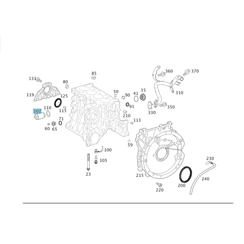 Oil Pressure Sensor A6511800115 Mercedes