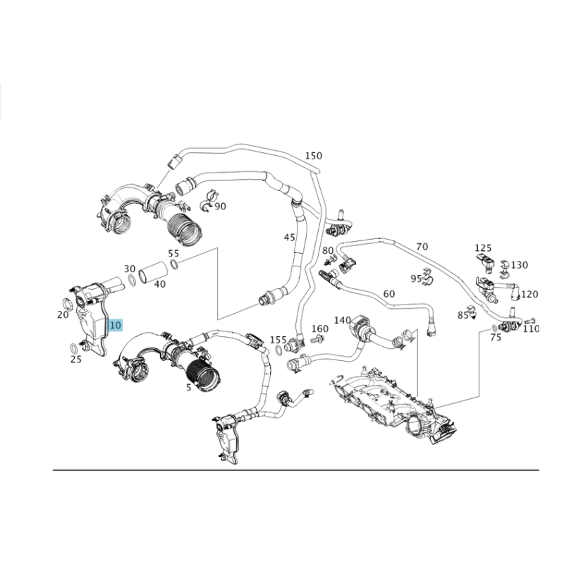 Διαχωριστής Λαδιού Mercedes M270 M274 | A2700109703
