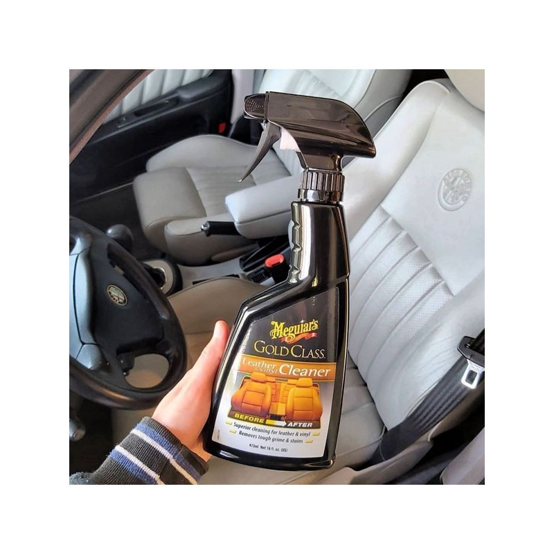 Meguiar's Gold Class Leather & Vinyl Cleaner 473ml (G18516)