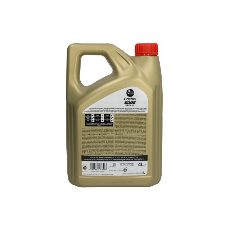 Castrol 5W30 Edge LL engine oil 4lt