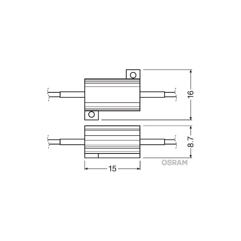 OSRAM LEDriving CANBUS Control Unit 5W (OSRLEDCCU01-2HFB) – Σετ 2 Τεμαχίων