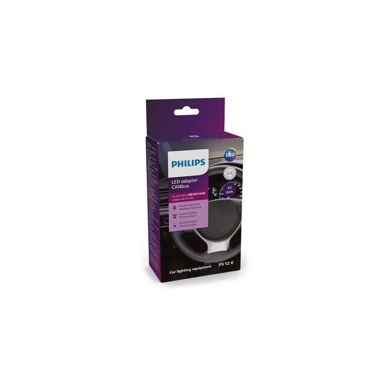 Philips 18954X2 LED CANbus Adapter H8/H11/H16 (Σετ 2 Τεμ)