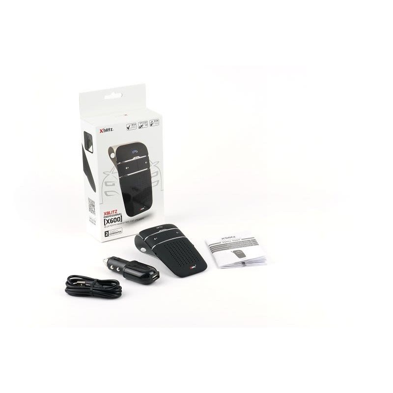 Xblitz X600 Professional Ασύρματο Bluetooth Κιτ Ανοιχτής Ακρόασης Αυτοκινήτου (Handsfree) – XBL-CAR-ZG005
