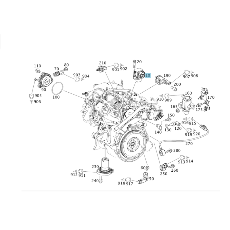 Ηλεκτρομαγνήτης Mercedes A2709820000 Γνήσιος | [youparts.gr]