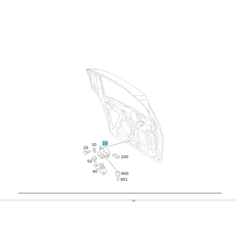 Κλειδαριά Πορτμπαγκάζ Mercedes W169 & W245 Aftermarket | A1697400235
