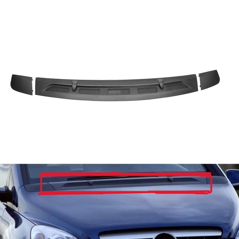 Mercedes W169 W245 Front Cowl Vent Grille Cover A1698360018 | [youparts.gr]