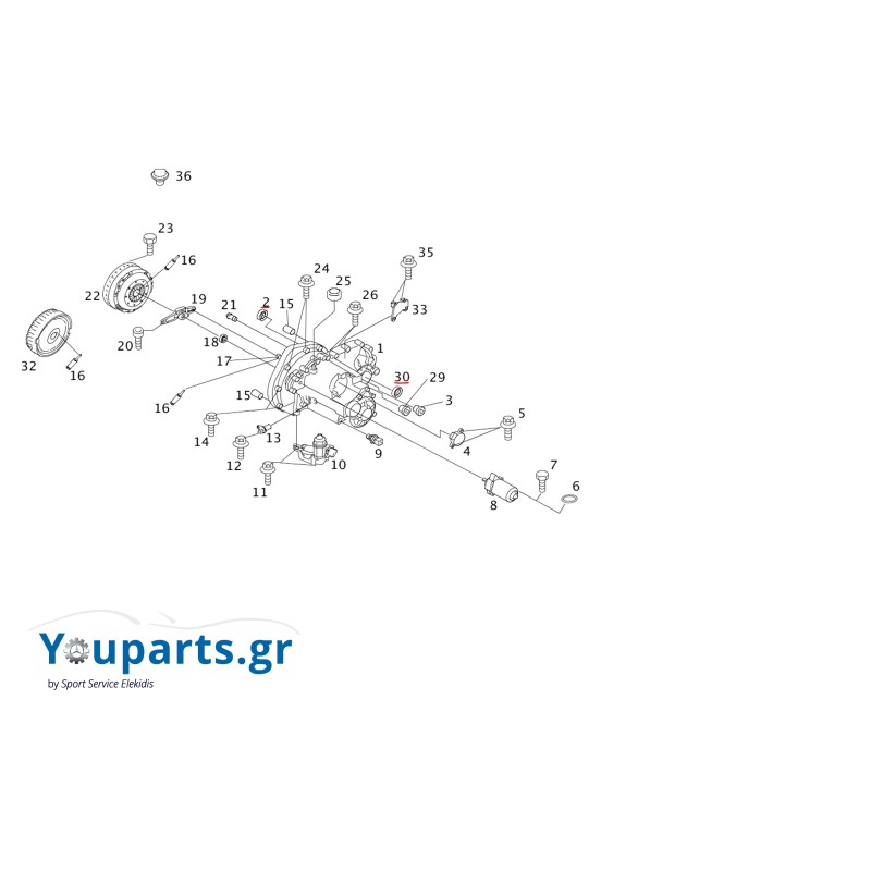 Τσιμούχα ημιαξόνιου γνήσια SMART 450/ 452  Q0000460V000000000